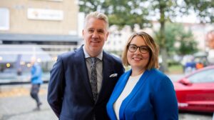 Johan Edlund, CEO at Sigma Technology IT Group, and Anna Nyblin, Bid Manager at Sigma Technology IT Group