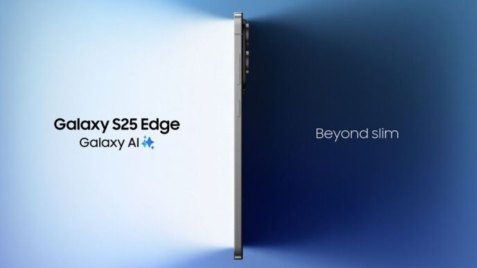 Samsung lancerer Galaxy S25 Edge
