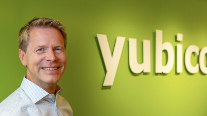 Yubicos administrerende direktør, Mattias Danielsson