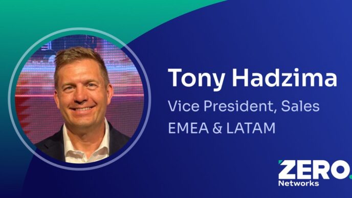 Tony Hadzima, salgssjef for EMEA og LATAM hos Zero Networks