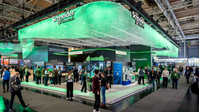 – Schneider Electric visar agentbaserad tillverkning på Hannover Messe 2026 | IT-Branschen
