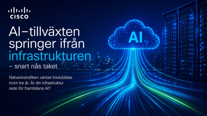 Volgens Cisco groeit AI sneller dan de infrastructuur en zet dit de bedrijfsnetwerken onder druk.