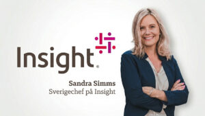 Sandra Simms, Sverigechef på Insight, i samband med lanseringen av Insight Managed Exposure Defence för skydd mot AI-drivna cyberhot