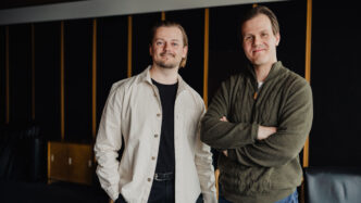 Aleksi Löytynoja and Elias Nygrén, founders of the AI company Sono that automates customer service and eliminates phone queues
