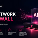 Check Point AI Network Firewall visualiserar hur AI-trafik skyddas i företagsnätverk med realtidsanalys, policykontroll och avancerad cybersäkerhet.
