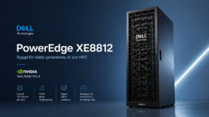 Dell PowerEdge XE8812 AI-server med NVIDIA Vera Rubin NVL4 för HPC, AI och datacenter med upp till 144 GPU:er per rack.