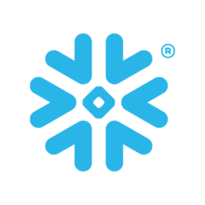 Snowflake logo, global provider of AI Data Cloud, data platforms and cloud-based data analytics.