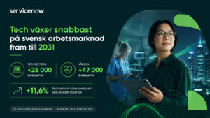 Techsektorn väntas växa snabbast på svensk arbetsmarknad till 2031 | IT-Branschen