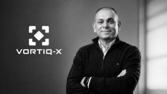 Black and white portrait of Raymond Steen, founder of Vortiq-X