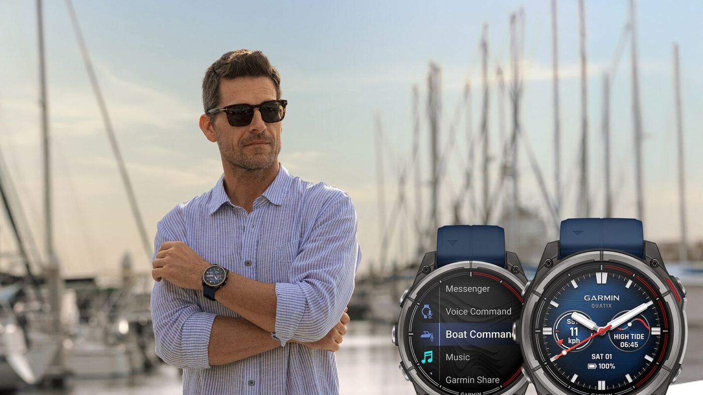Möt quatix 8: den mest avancerade smartklockan för båtentusiaster från Garmin