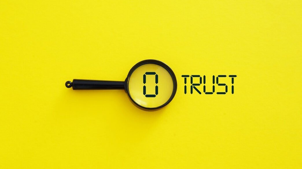 Zero Trust-säkerhet – illustration med nyckelkoncept inom cybersäkerhet