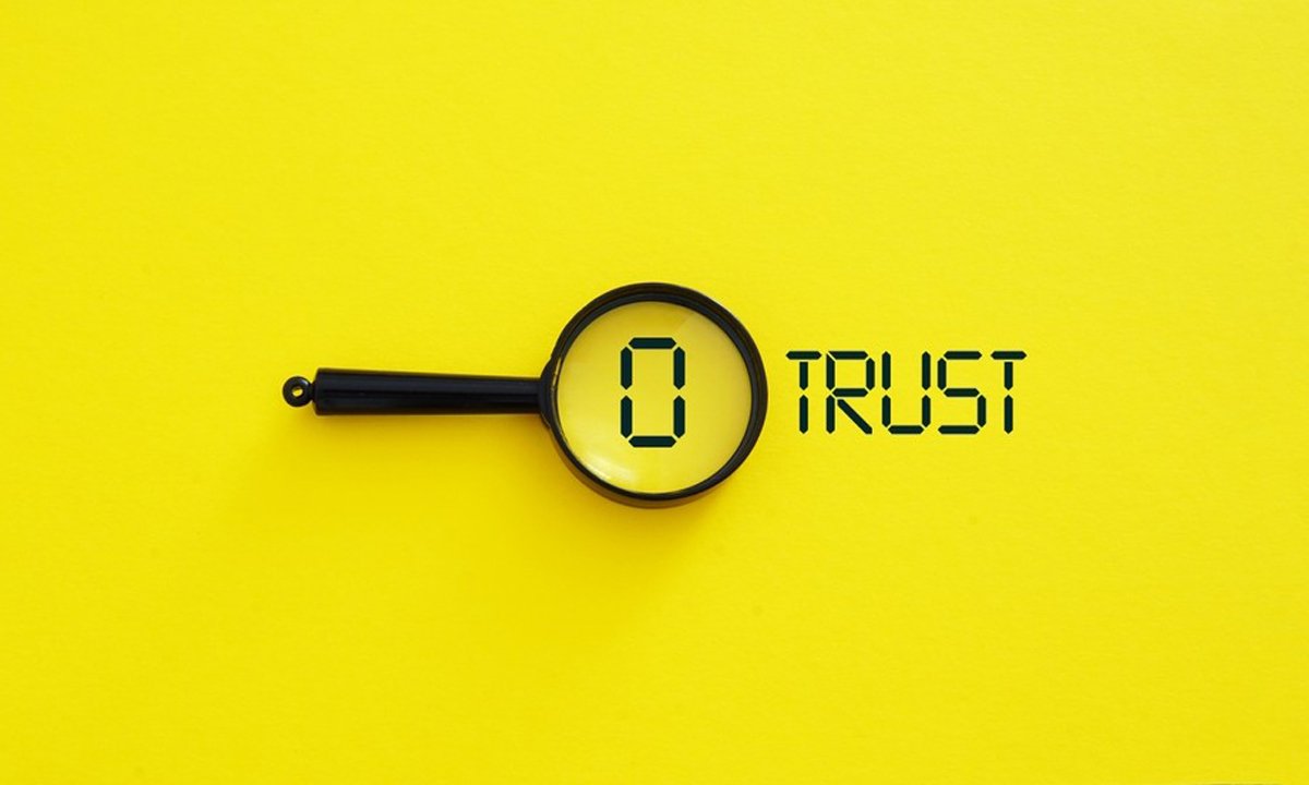 Zero Trust-säkerhet – illustration med nyckelkoncept inom cybersäkerhet