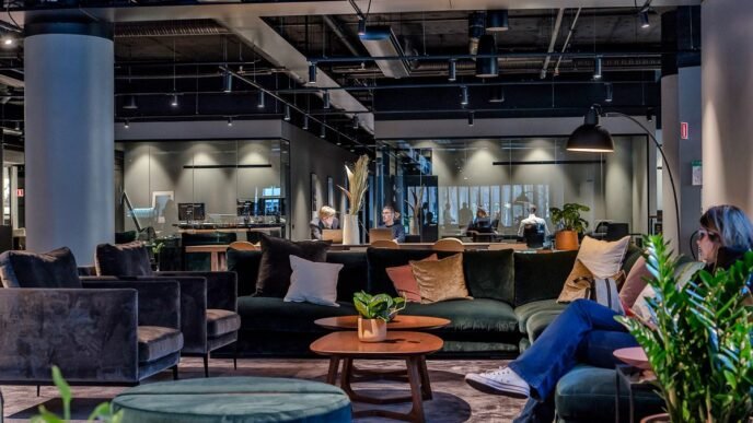 Modern coworking environment at Convendum Fleminggatan 18 in Stockholm