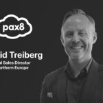 David Treiberg, Regional Sales Director Northern Europe på Pax8, under Pax8 Beyond EMEA 2025 i Amsterdam