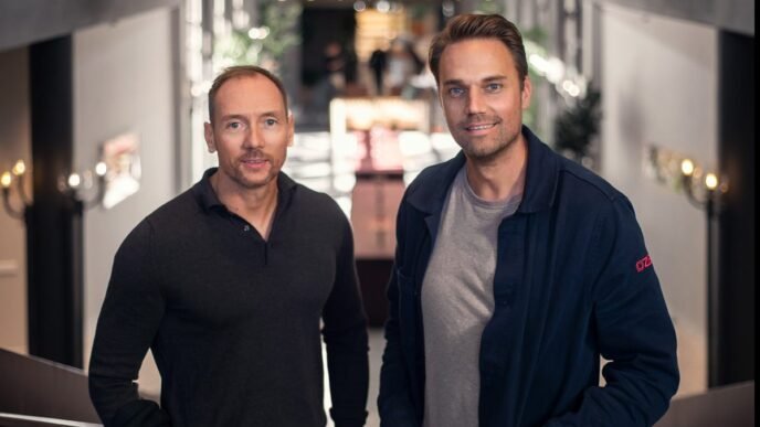 Johan Sund och Mathias Rebane, grundare av Zendr