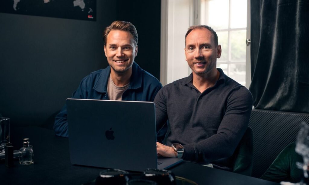 Mathias Rebane och Johan Sund, grundare av Zendr