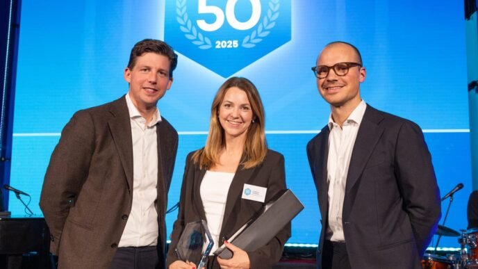 Roaring vinner Highest Growth Award 2025 på Main Software 50 Nordics