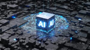 Barracuda Assistant AI illustrerad kub som symboliserar smartare och snabbare cybersakerhetsarbete
