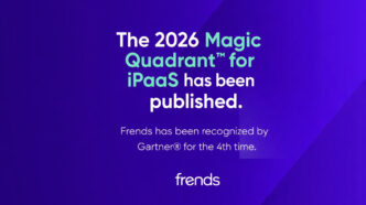 Frends – Gartner plaatst Frends in het Magic Quadrant™ voor iPaaS – voor het vierde jaar op rij | IT Industry