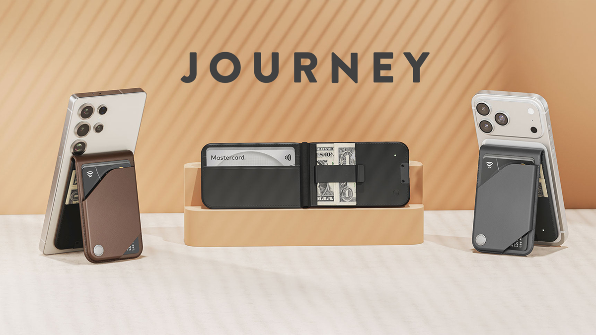 Journey LOC8 VERSA – smart wallet with tracking, money clip and