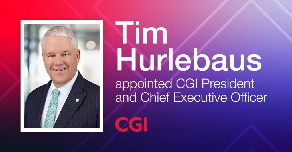 Cgi Appointed President Tim Hurlebaus | IT-Branschen Tim Hurlebaus – CGI utser Tim Hurlebaus till ny VD och koncernchef | IT-Branschen