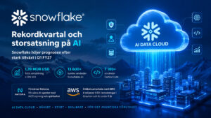 Snowflake AI Data Cloud Q1 FY27 with record growth and expanded AWS collaboration