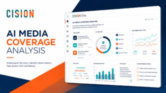 CisionOne AI Media Coverage Analysis hjälper kommunikationsteam att analysera mediebevakning, identifiera viktiga berättelser och omvandla data till handlingsbara insikter.