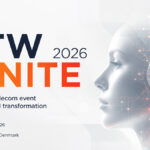 AI-driven DTW Ignite 2026 conference in Copenhagen featuring agentic AI and digital co-hosts.