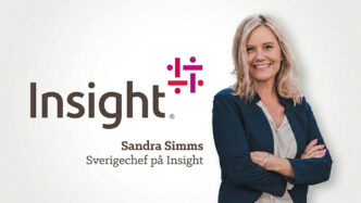 Sandra Simms, Insightin Ruotsin johtaja, tekoälypohjaisia kyberuhkia vastaan suojaavan Insight Managed Exposure Defence -ratkaisun lanseerauksen yhteydessä