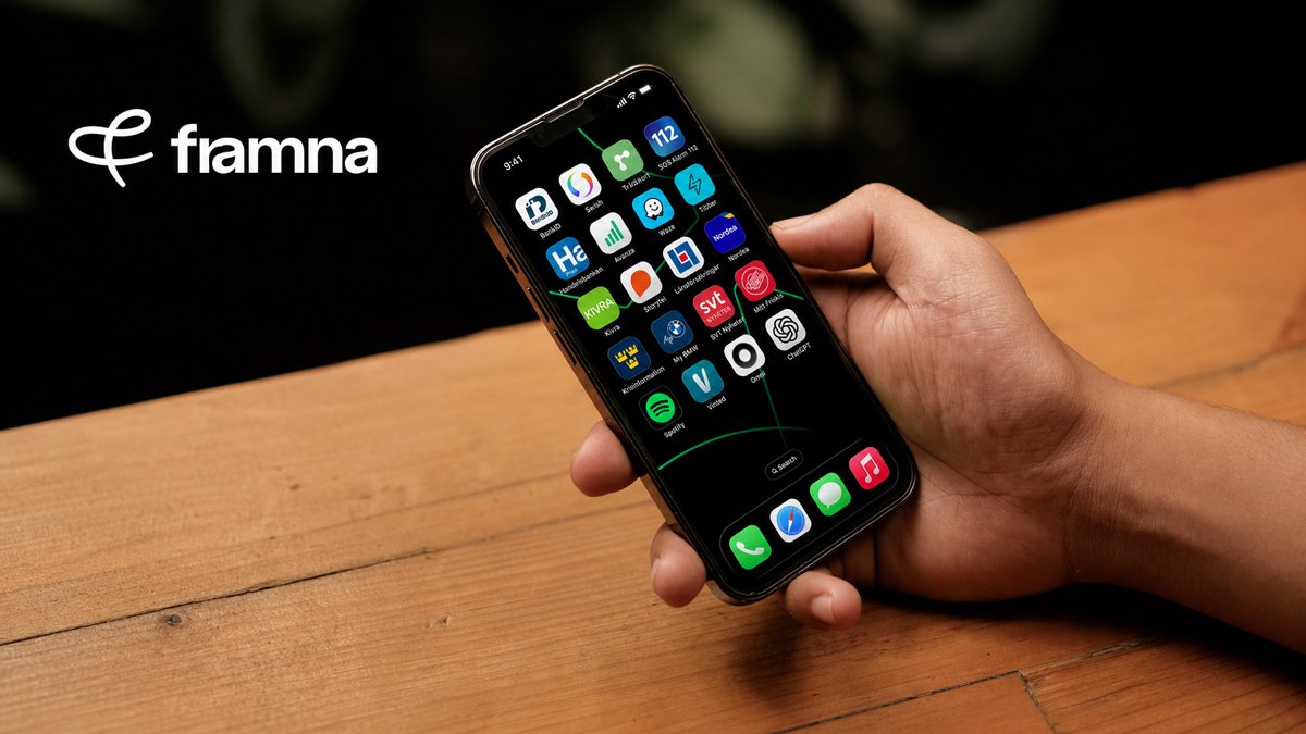 AI-appar som ChatGPT och Claude växer snabbt i Sverige enligt Framnas Mobile App Trends Report 2026