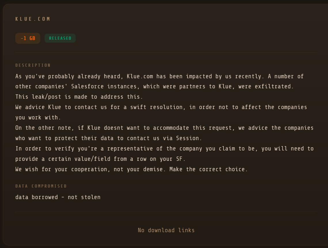 Klue Icarus Post | IT-Branschen Icarus claiming responsibility for the Klue breach