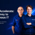 Acronis Accelerate: Der Weg zur autonomen IT mit Jan-Jaap Jager, Serge Bell und Warren Adelman während der globalen virtuellen Veranstaltung zu KI, Automatisierung und der Zukunft von MSP-Dienstleistungen.