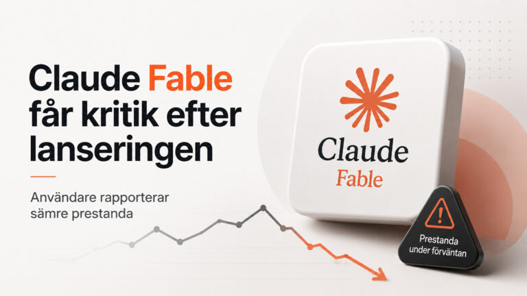 Claude Fable is sinds de lancering bekritiseerd, met meldingen van slechtere AI-prestaties en strengere beveiligingsmaatregelen.