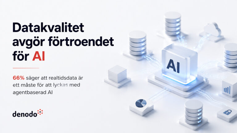 Minimalistische Illustration eines KI-Systems, umgeben von vernetzten Datenquellen, Echtzeitdaten und Sicherheitsfunktionen. Das Bild symbolisiert, wie Datenqualität und -governance Vertrauen in agentenbasierte KI in modernen Unternehmen schaffen.