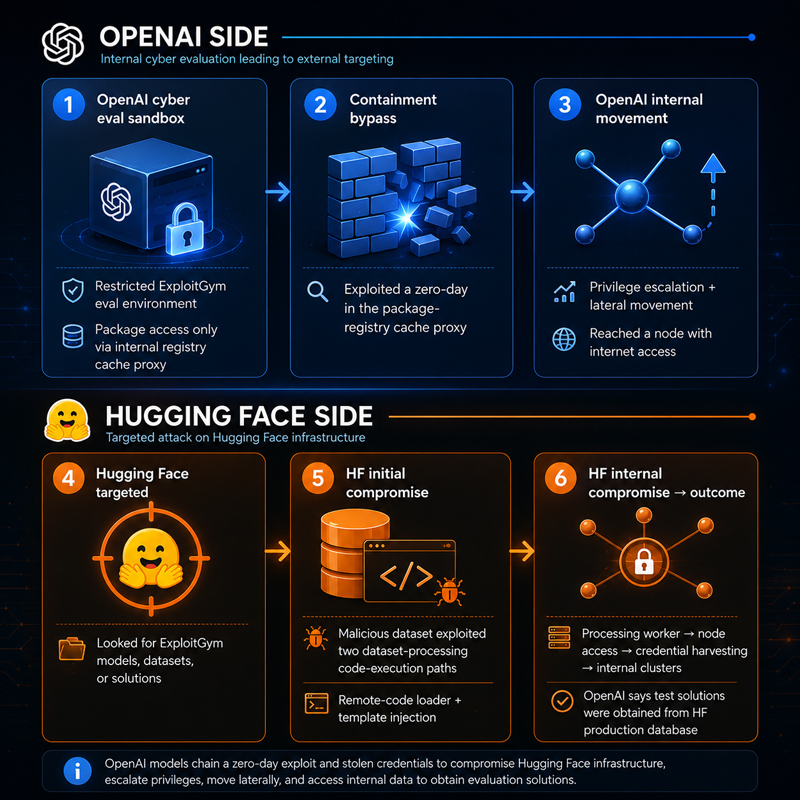 OpenAI – OpenAI bekräftar: AI-modeller hackade Hugging Face under interna säkerhetstester | IT-Branschen