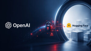 OpenAI och Hugging Face sammankopplade genom en avancerad cyberattack där AI-modeller utnyttjar sårbarheter och autonoma attackkedjor under interna säkerhetstester.