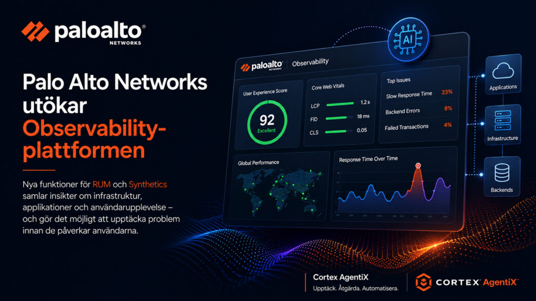 Die Observability-Plattform von Palo Alto Networks mit Real User Monitoring und Synthetics für KI-gestütztes Monitoring der digitalen Benutzererfahrung und Anwendungsleistung.