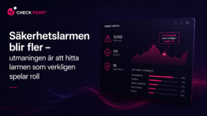 Illustration zum Thema Cybersicherheit, die zeigt, wie KI die Anzahl der Sicherheitswarnungen erhöht und wie wichtig es ist, kritische Cyberbedrohungen und Schwachstellen zu priorisieren.