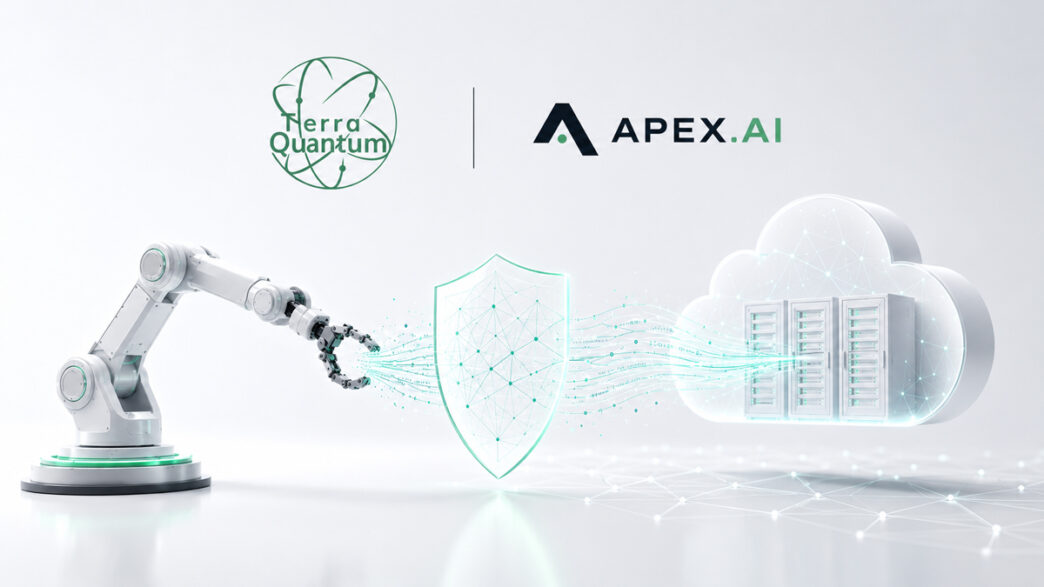 Terra Quantum en Apex.AI demonstreren kwantumveilige communicatie met post-kwantumcryptografie | IT-industrie Terra Quantum en Apex.AI demonstreren kwantumveilige communicatie tussen een industriële robot en een cloudplatform met behulp van post-kwantumcryptografie.