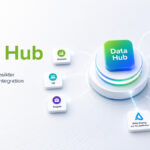 Unit4 Data Hub visualiserar hur ERPx levererar realtidsdata till Power BI, Microsoft Fabric, Snowflake, BigQuery och Delta Sharing via ett modernt extraktionslager för företagsanalys.