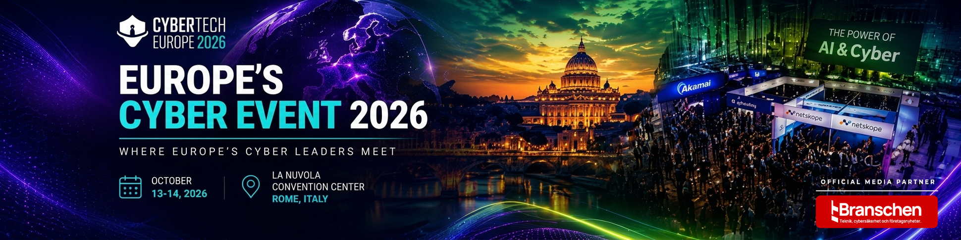 Cybertech Europe 2026-IT Branschen Official Media Partner