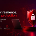 Illustration der Lenovo-Lösungen für Cyberresilienz, KI-Sicherheit und Endpunktschutz mit ThinkShield zum Schutz von Unternehmen vor KI-gesteuerten Cyberbedrohungen.