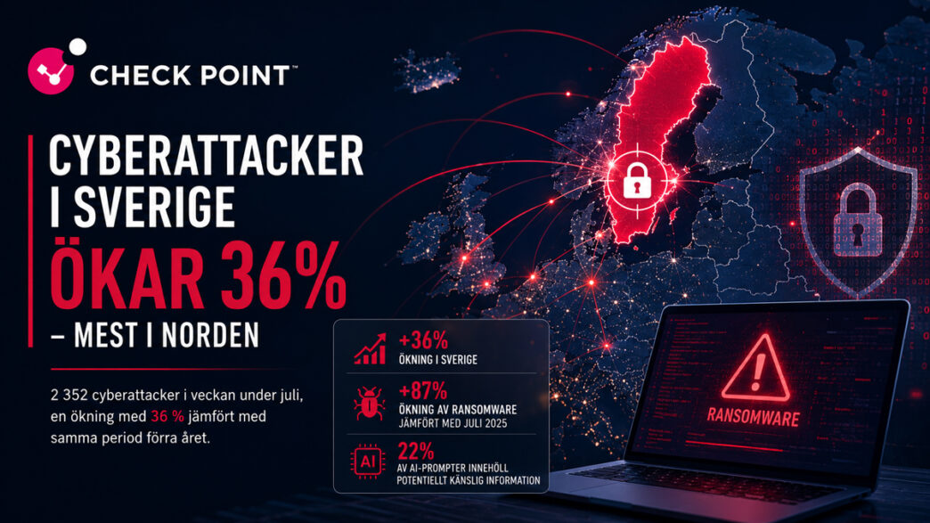 Cyberangriffe in Schweden nehmen um 36 Prozent zu