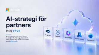 Microsofts AI-strategi for partnernettverket frem mot regnskapsåret 27 med Copilot, Azure AI Foundry, Microsoft 365, Copilot Studio, AI-agenter, cybersikkerhet og Microsoft Marketplace.