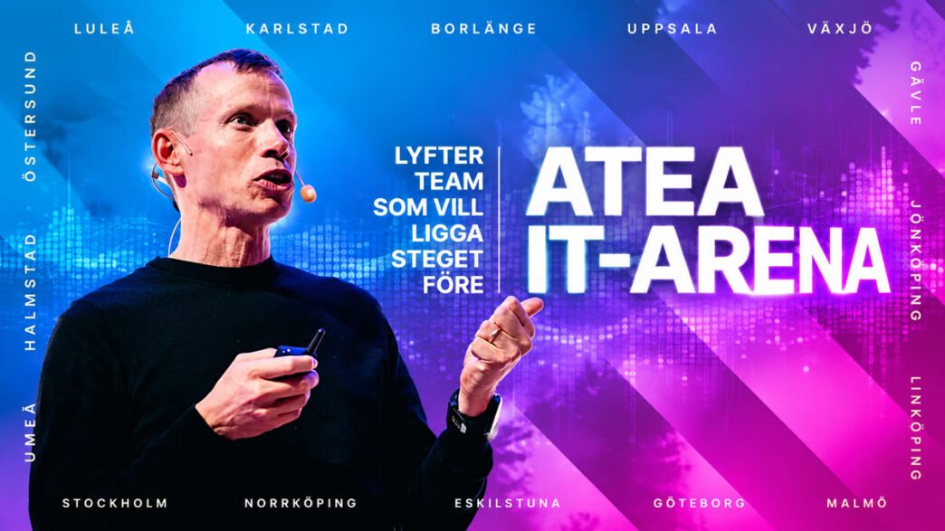 Tobias Degsell, Apples talare på Atea IT-arena 2026, föreläser om innovation, kreativitet och framtidens teknik.