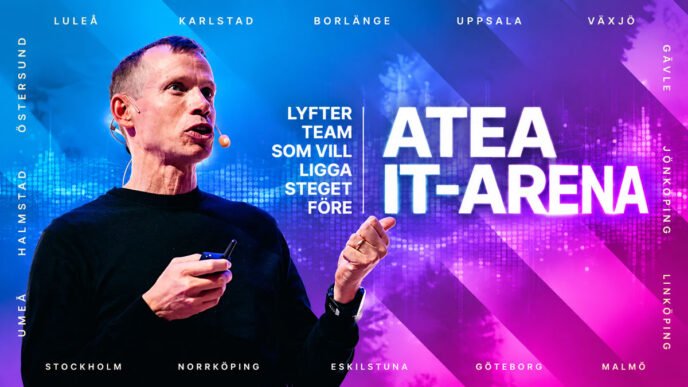 Tobias Degsell, Apples talare på Atea IT-arena 2026, föreläser om innovation, kreativitet och framtidens teknik.