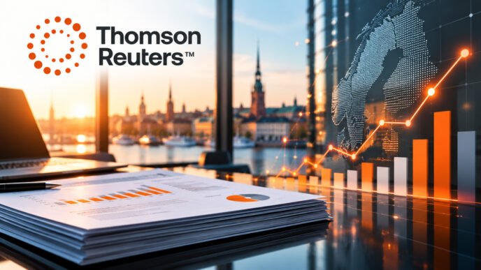 Thomson Reuters e-fakturaindex visar att svenska företags försäljning ökade med 3,4 procent i september 2026